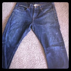 Selvedge denim size 30/31 indigo inseam 32